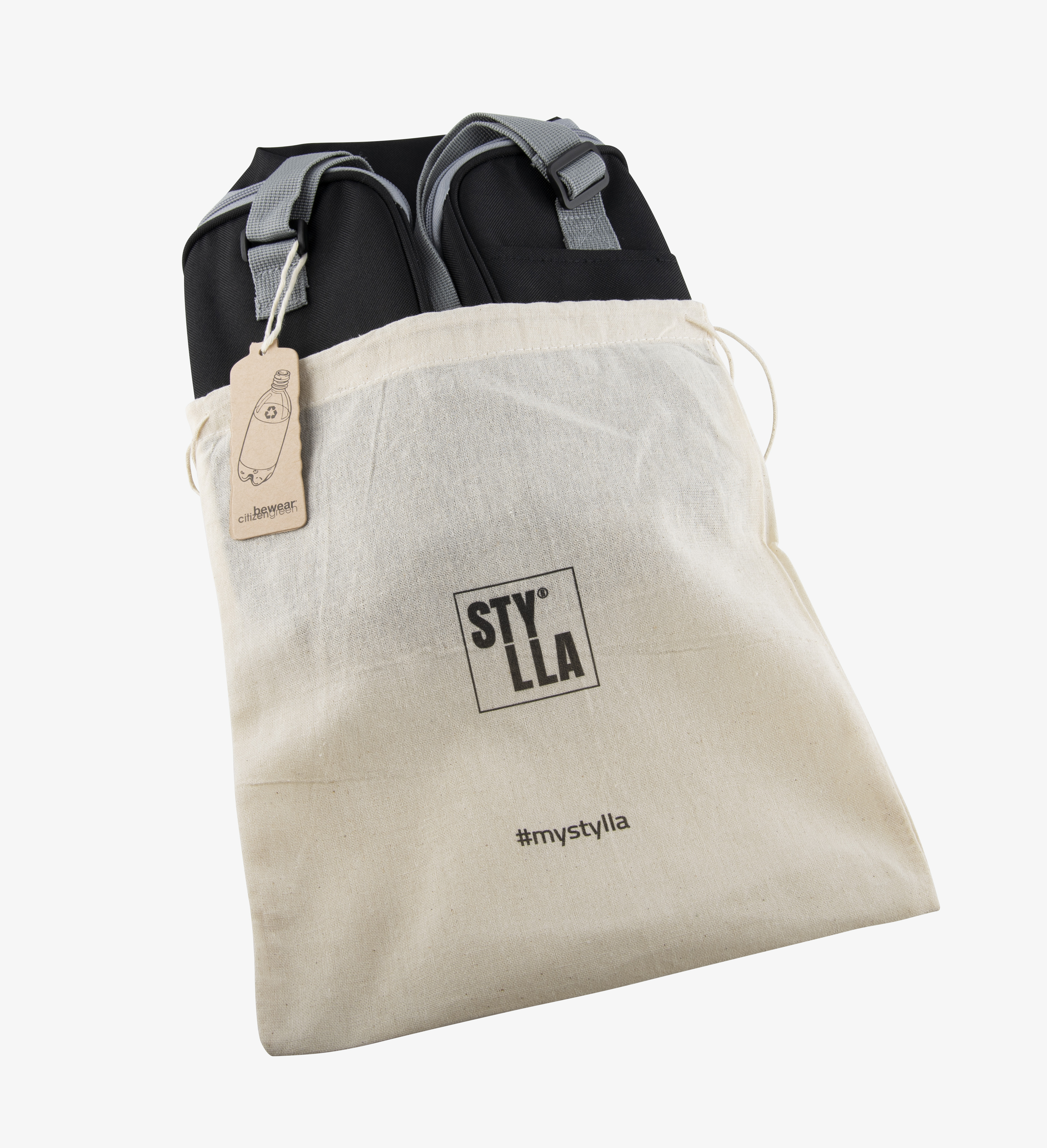 lunch bag termica NERO sacchetto